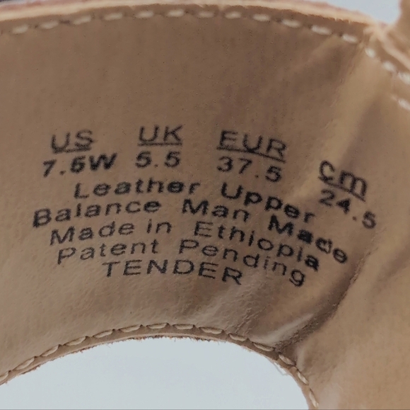 Naturalizer "Tender" sz 7.5 Gold Leather Women's Sandals - Picture 8 of 9